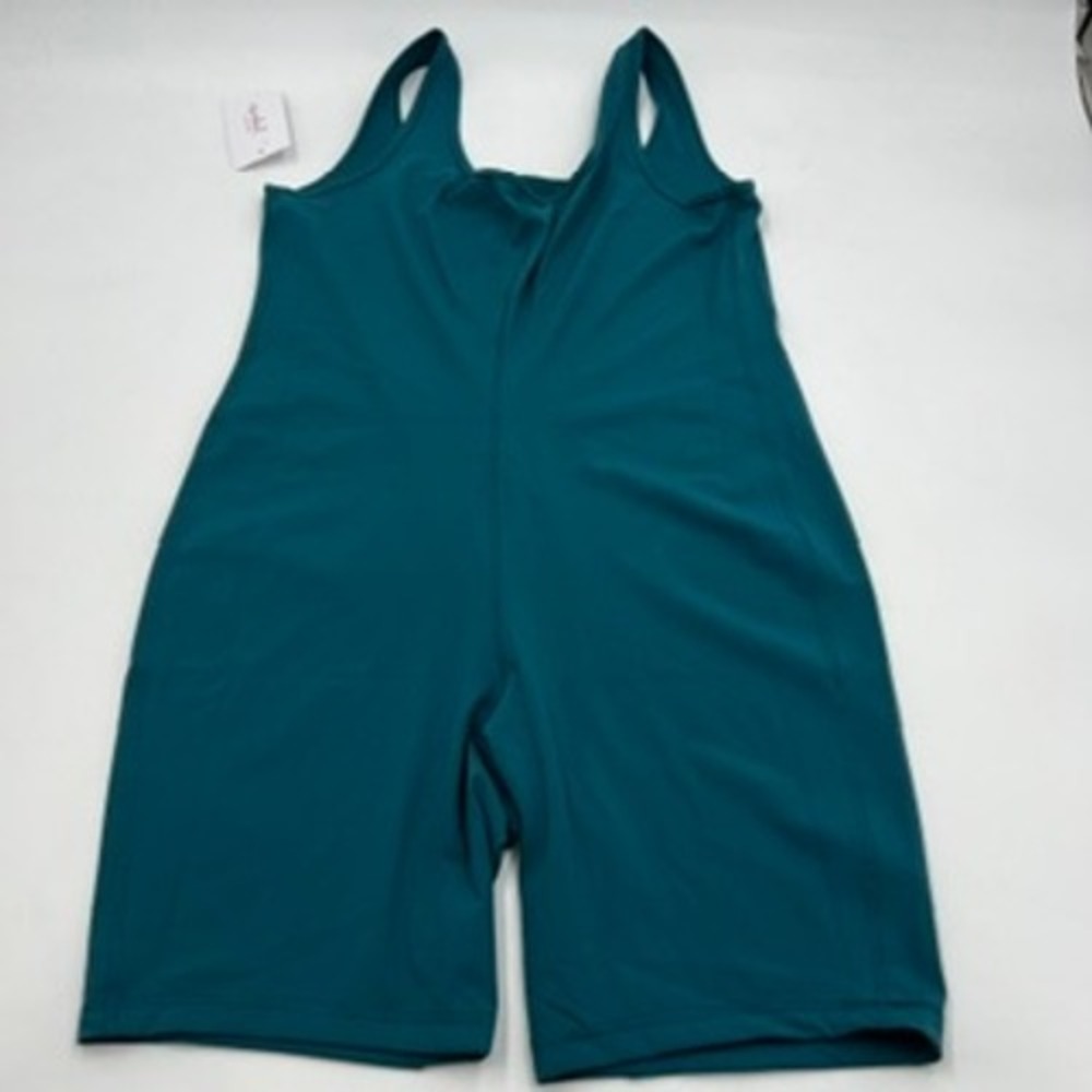 Isabel by Ingrid & Isabel Womens Maternity Romper Teal Green Medium NWT - Picture 2 of 7